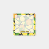 Orange Background Post-it Klebezettel (Vorderseite)