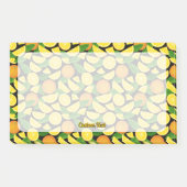 Orange Background Post-it Klebezettel (Vorderseite)