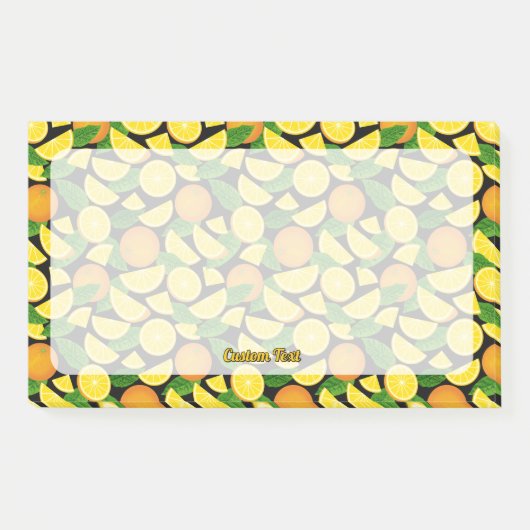 Orange Background Post-it Klebezettel (Vorderseite)