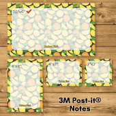 Orange Background Post-it Klebezettel