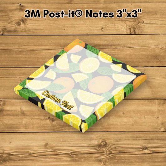 Orange Background Post-it Klebezettel