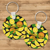 Orange Background Schlüsselanhänger