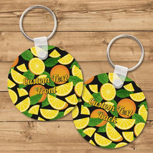 Orange Background Schlüsselanhänger