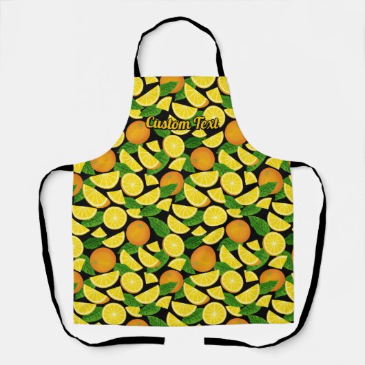 Orange Background Schürze (Vorderseite)