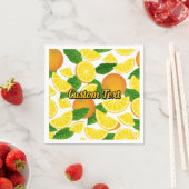 Orange Background Serviette (Beispiel)