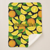 Orange Background Sherpadecke (Vorderseite)