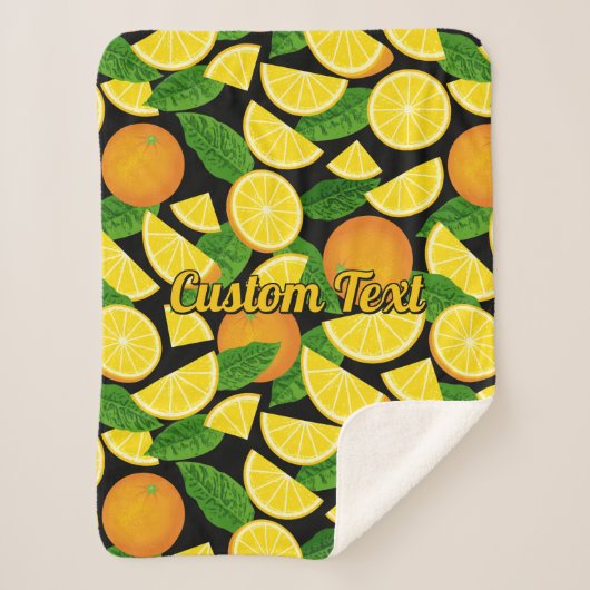 Orange Background Sherpadecke (Vorderseite)