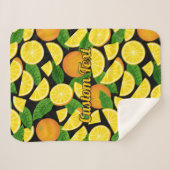 Orange Background Sherpadecke (Vorderseite (Horizontal))