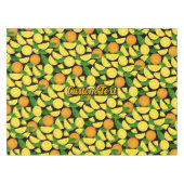 Orange Background Tischdecke (Vorderseite (Horizontal))