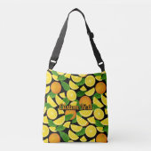 Orange Background Tragetaschen Mit Langen Trägern (Vorderseite)