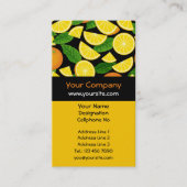 Orange Background Visitenkarte (Vorderseite)