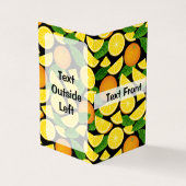 Orange Background Visitenkarten (Vorderseite)