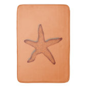 Orange Badematte (Vorderseite Vertikal)