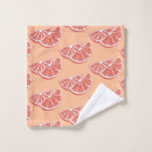 Orange Badhandtuch Set (Waschlappen)