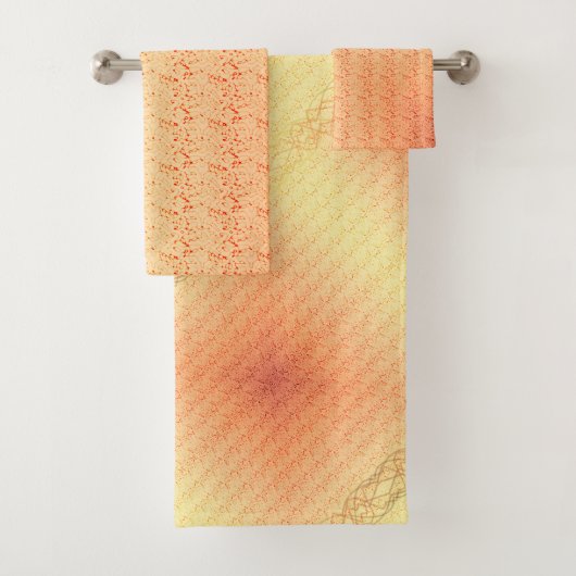 Orange Badhandtuch Set (Insitu)