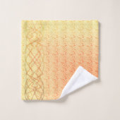 Orange Badhandtuch Set (Waschlappen)
