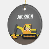 Orange Bagger-Bau-Jungen-Raum-Dekor Keramikornament (Links)