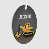 Orange Bagger-Bau-Jungen-Raum-Dekor Ornament (Vorderseite)