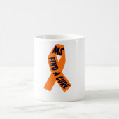 Orange Band-Bewusstsein Kaffeetasse (Mittel)