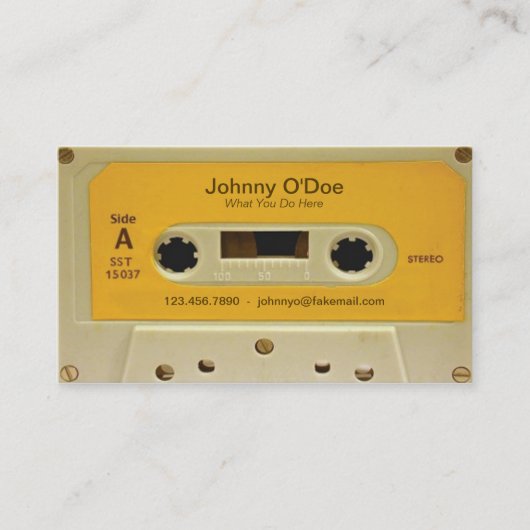 Orange Band Visitenkarte (Vorderseite)