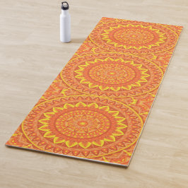 Orange Base Mandala Yogamatte