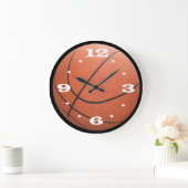 Orange Basketball Uhr (Zuhause)