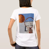 Orange Basketball wird Punkte sammeln. T-Shirt (Rückseite)