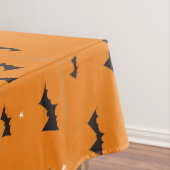 Orange Bat Halloween Tischtuch Tischdecke (Beispiel)