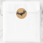 Orange Bat Sticker (Tasche)