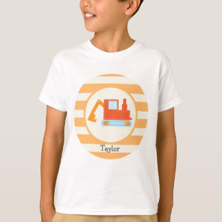 Orange Baumaschinen-Spielzeug Bagger T-Shirt
