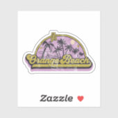 Orange Beach, Alabama Aufkleber (Blatt)