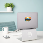 Orange Beach, Alabama Aufkleber (Laptop auf Schreibtisch)