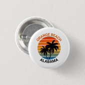 ORANGE BEACH ALABAMA BUTTON (Vorne & Hinten)