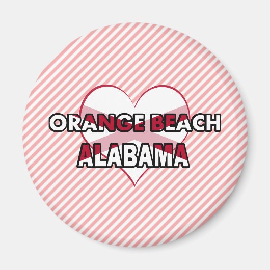 Orange Beach, Alabama Magnet (Vorne)
