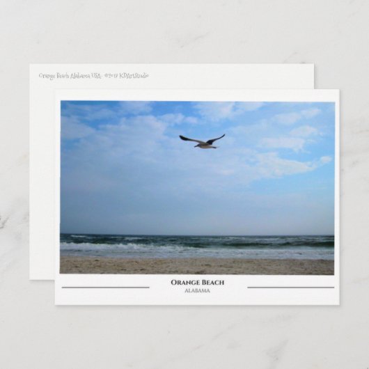 Orange Beach Alabama Postkarte (Vorne/Hinten)