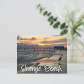 Orange Beach Alabama Postkarte (Stehend Vorderseite)