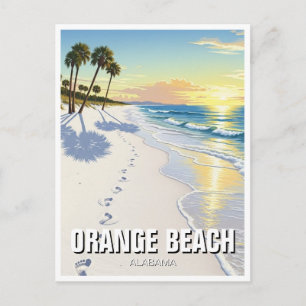 Orange Beach Alabama Reise Postkarte