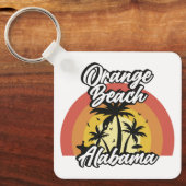 Orange Beach, Alabama Schlüsselanhänger (Vorderseite)
