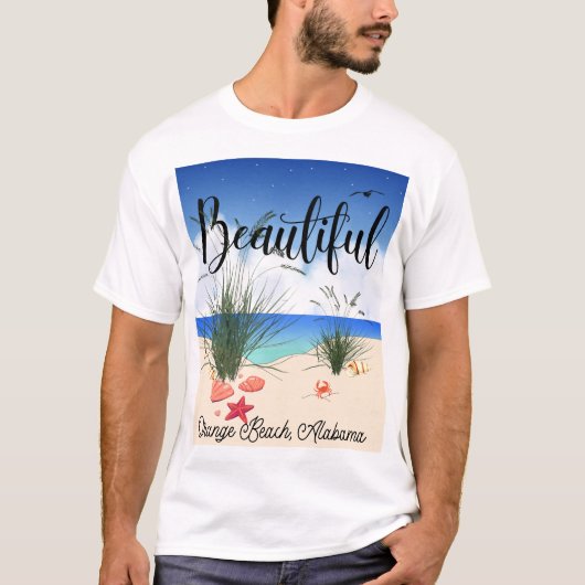 Orange Beach Alabama (schön) T-Shirt (Vorderseite)