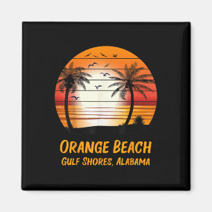 Orange Beach Golfküste Alabama Vintage Sonnenunter Magnet