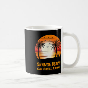 Orange Beach Gulf Shows Alabama Vintag Sunset Re Kaffeetasse