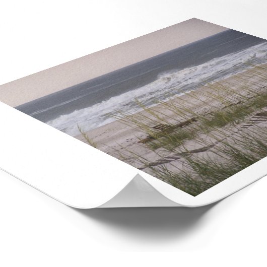 Orange Beach II Poster (Ecke)