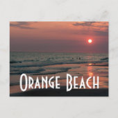 Orange Beach Postkarte (Vorderseite)