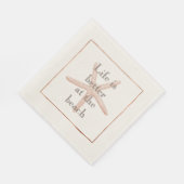 Orange Beach Starfish Serviette (Ecke)