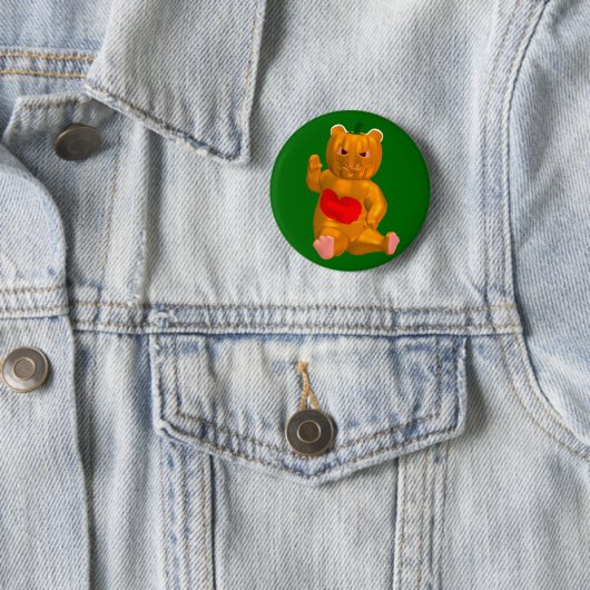 Orange Bear Button (Beispiel)