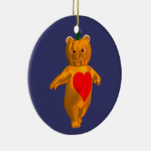 Orange Bear Keramikornament (Rechts)