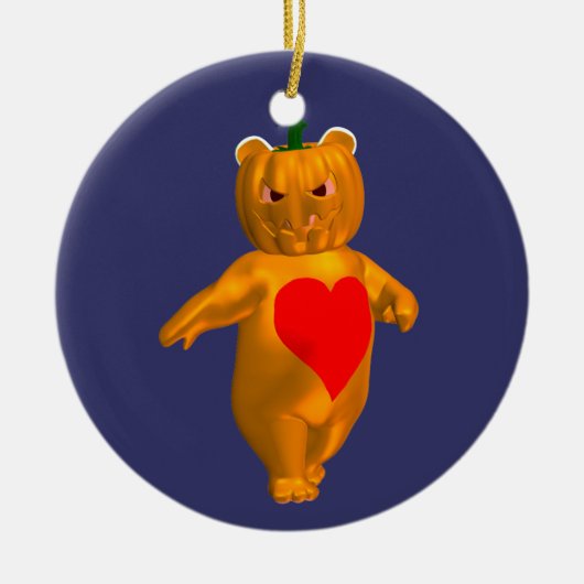 Orange Bear Keramikornament (Vorne)