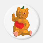 Orange Bear Magnet (Vorne)