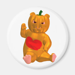 Orange Bear Magnet
