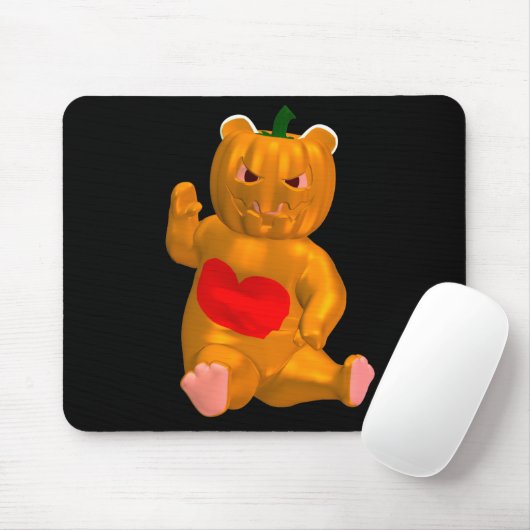 Orange Bear Mousepad (Mit Mouse)